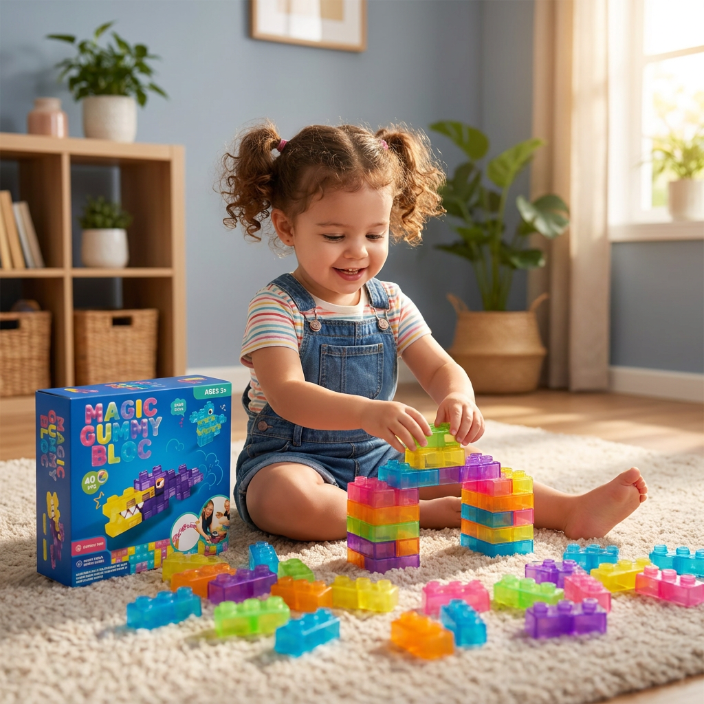 Sensory Soft Building Blocks for Kids – Soft, Squeezable Learning Blocks for Play & Fun