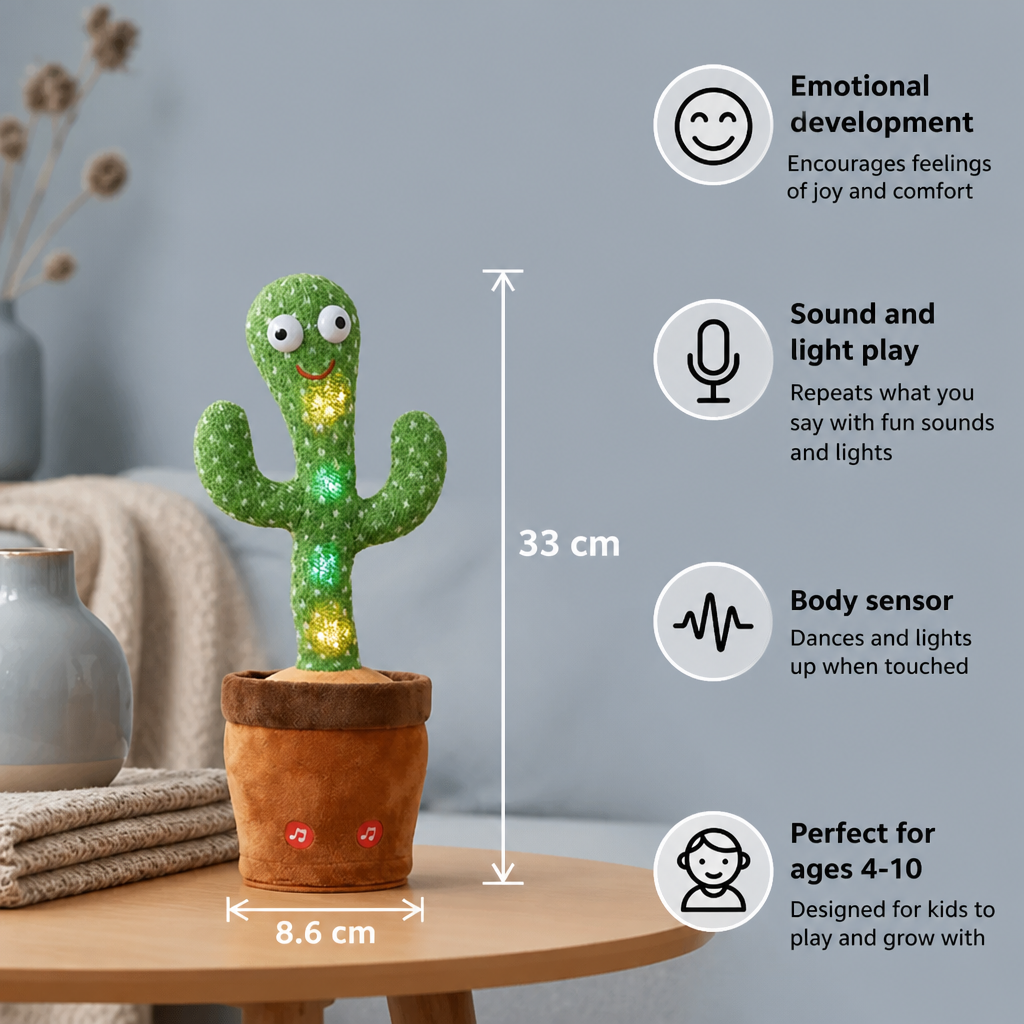 Speaking Cactus Toy for Kids