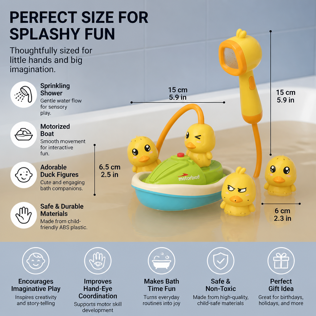 Sprinkling Bath Ducks