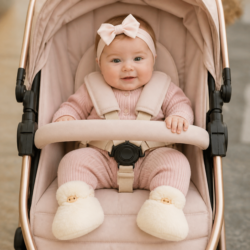 Fluffy sock shoes for babies