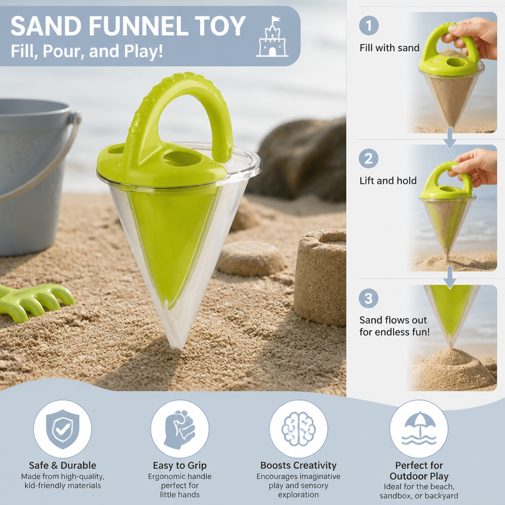 Kids Beach Sand Funnel Toy