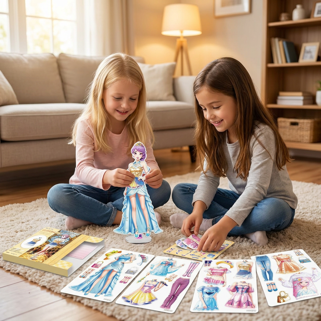 Magnetic Fashion Play Set for Children