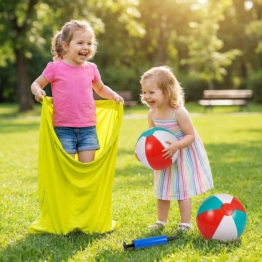 Clown trousers - catching ball family game