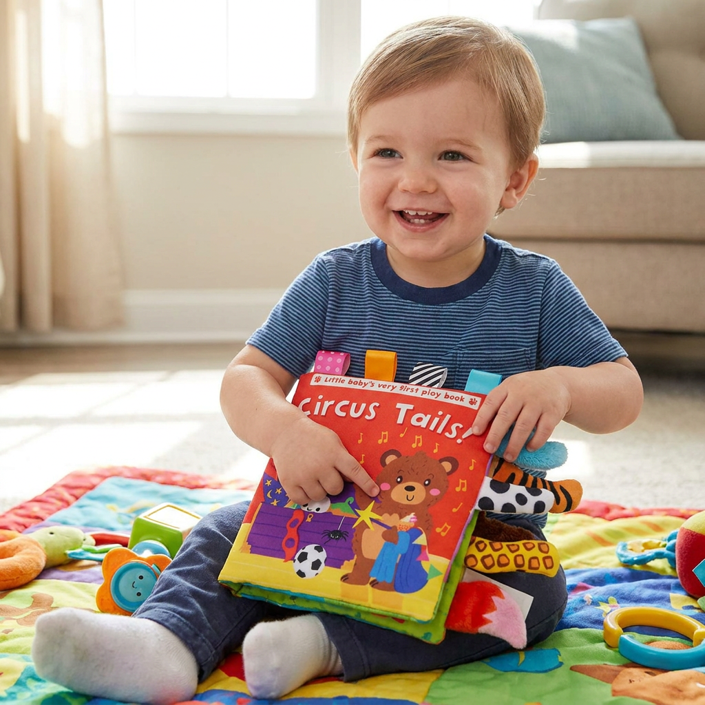 Sensory Wrinkle Paper story book for toddlers