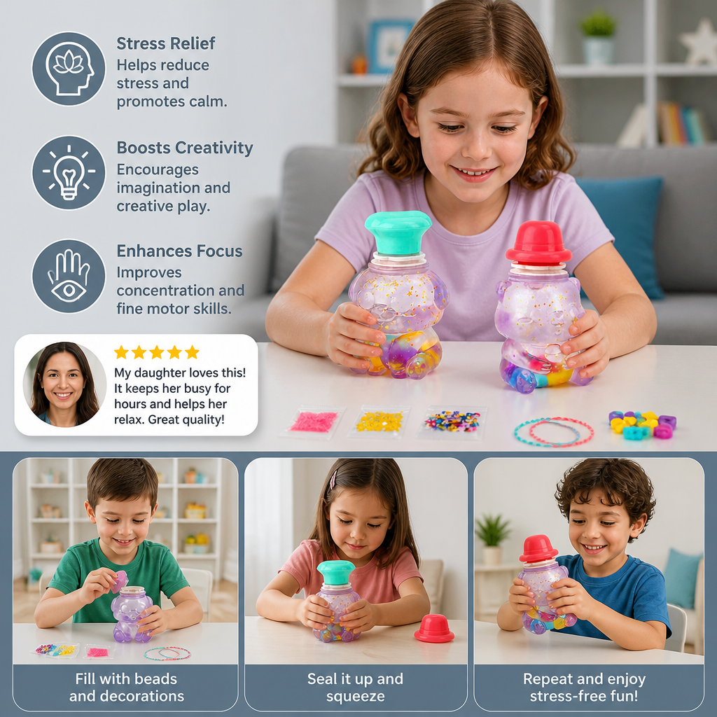 DIY Creative Stress Relief Squishy Maker Kit