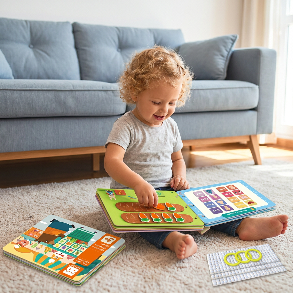 Sensory Montessori Busy Book