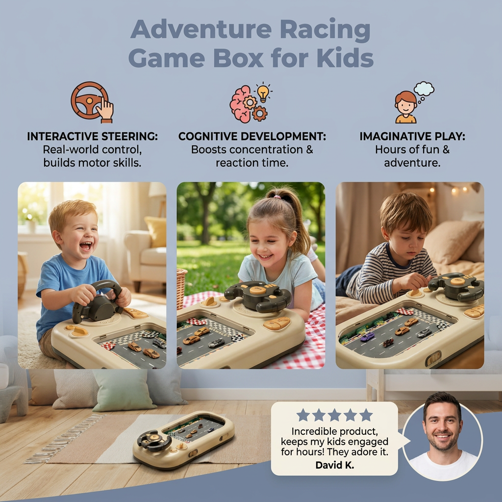 Adventure Racing Game Box for Children