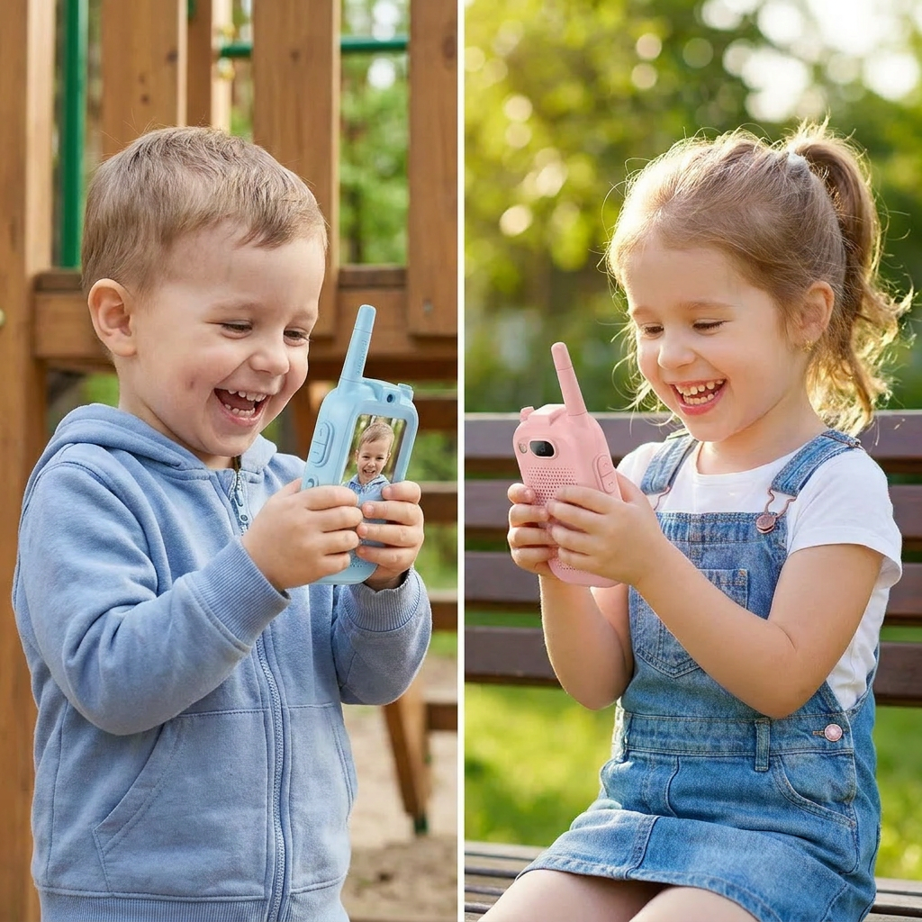 Kids' Video Walkie-Talkie 2-Pack – Radios with Camera & Screen