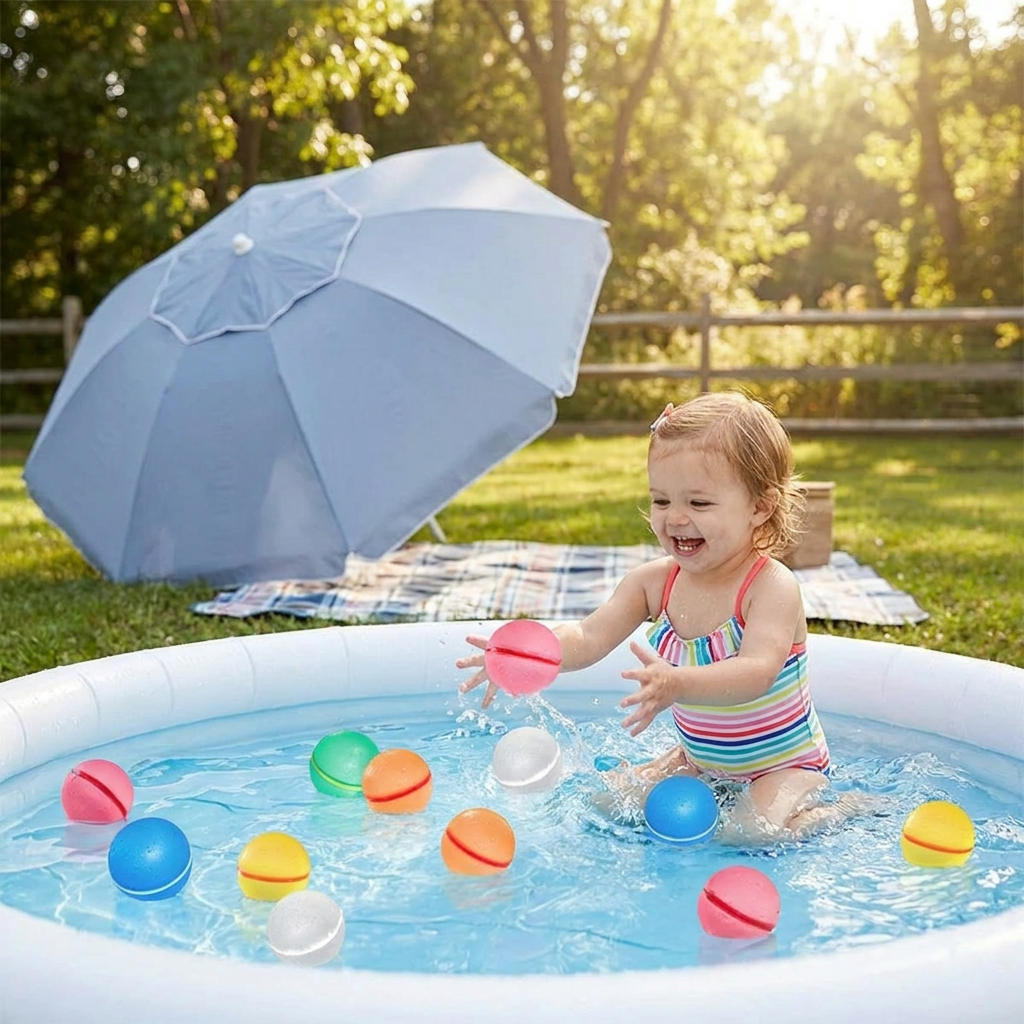 Reusable Water Balloons – Self-Sealing & Silicone