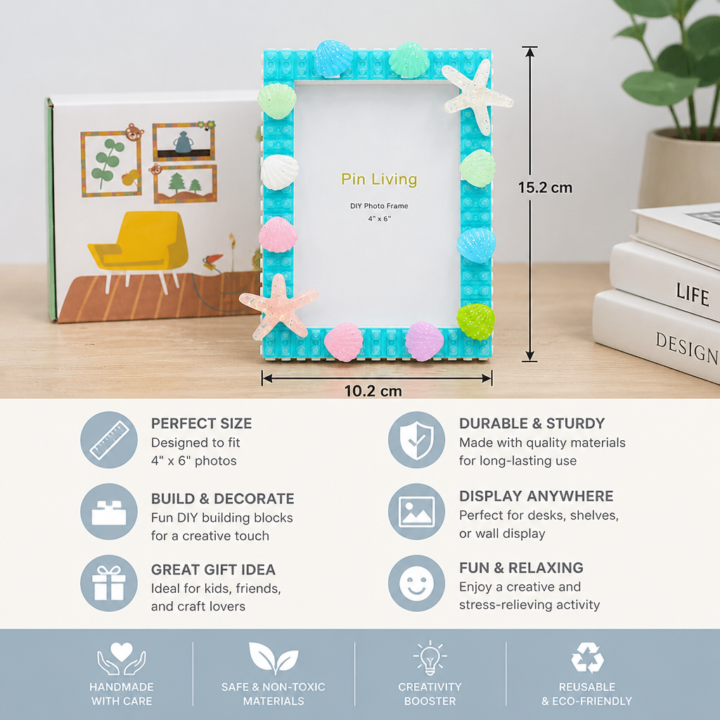 DIY Building Blocks Photo Frame Craft Kit