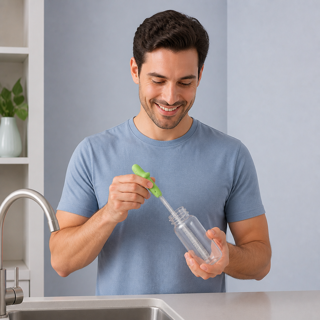 Flexible Straw Cleaning Brush – Long Tube Cleaner for Bottles, Pacifiers & Cups