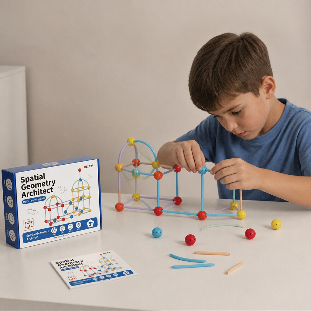3D Geometry Building Kit – Educational Construction & Spatial Learning Toy