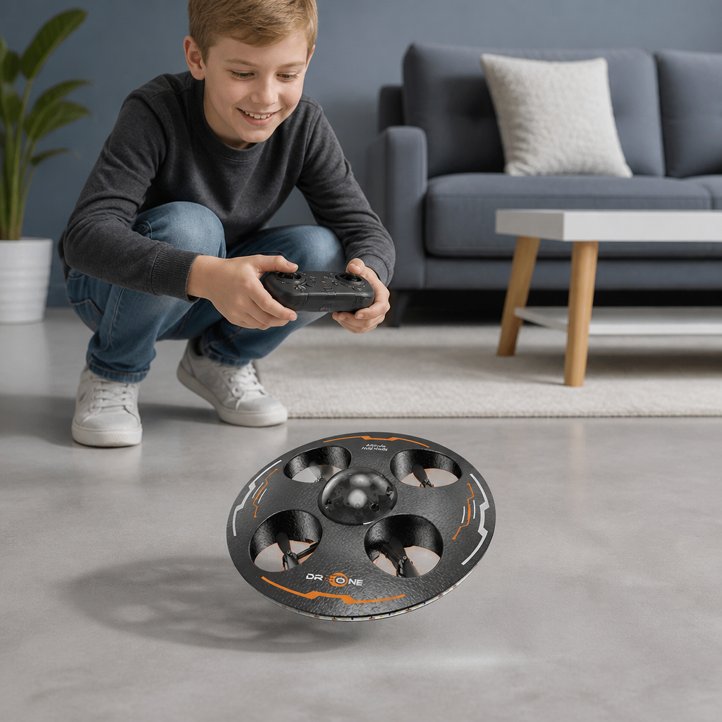 Remote Control LED Flying Saucer Drone