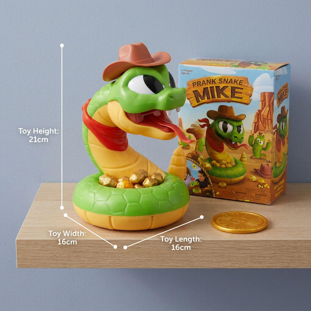 Interactive Rattlesnake Toy – Exciting Reaction Game for Children