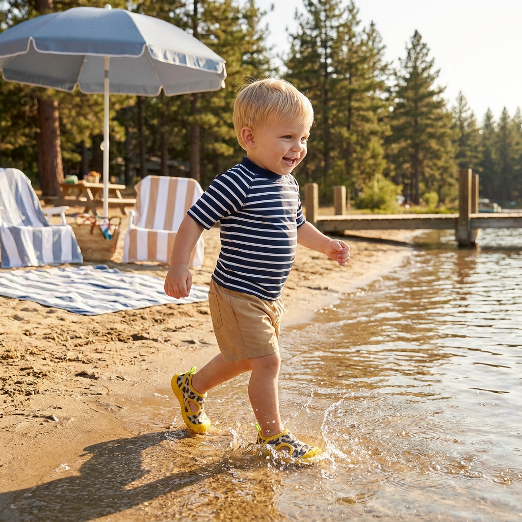 Summer Baby Sandals with Non-slip soles and Breathable Material