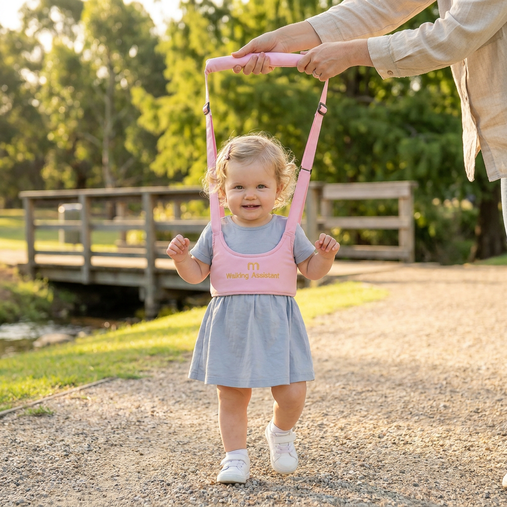 Adjustable Baby Walking Harness with Safety Strap