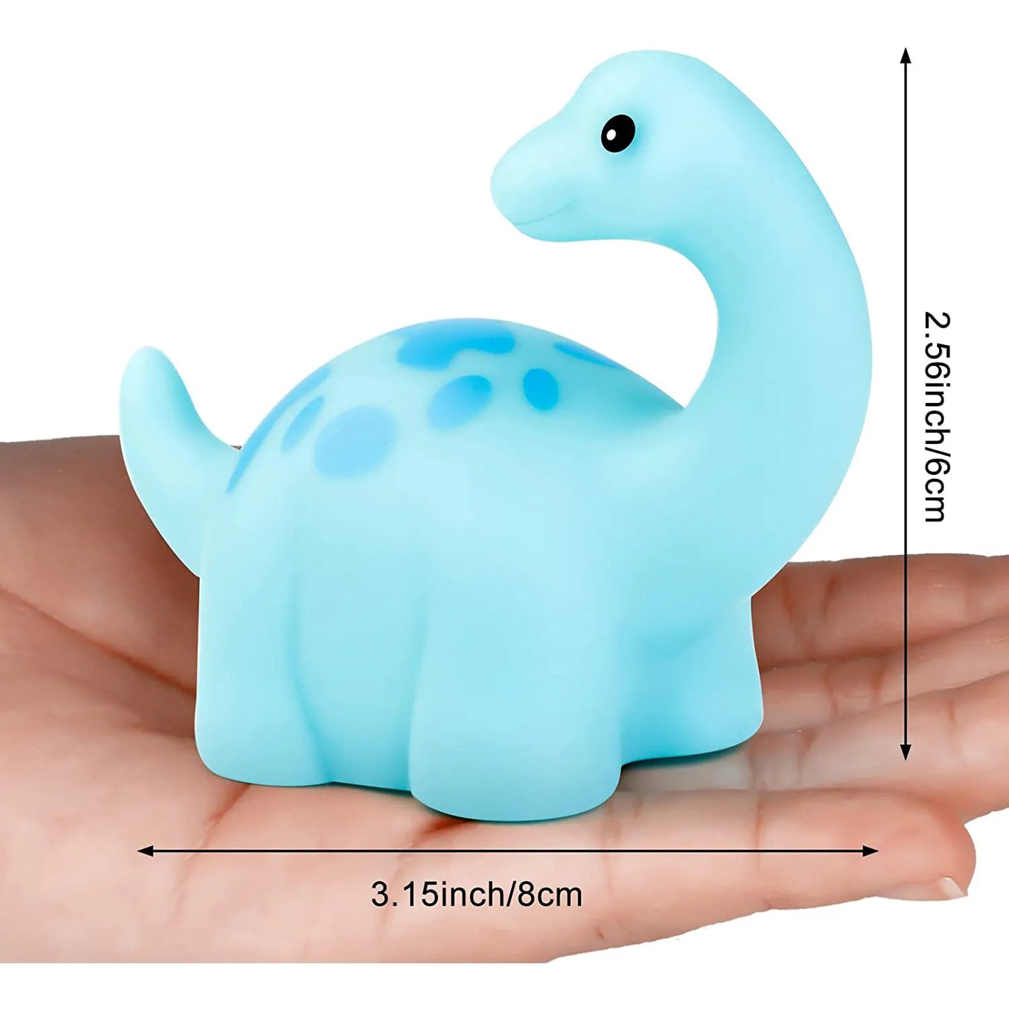 Lysande badleksak dinosaurie