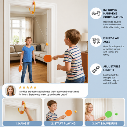 Doorframe Ping Pong Game Set