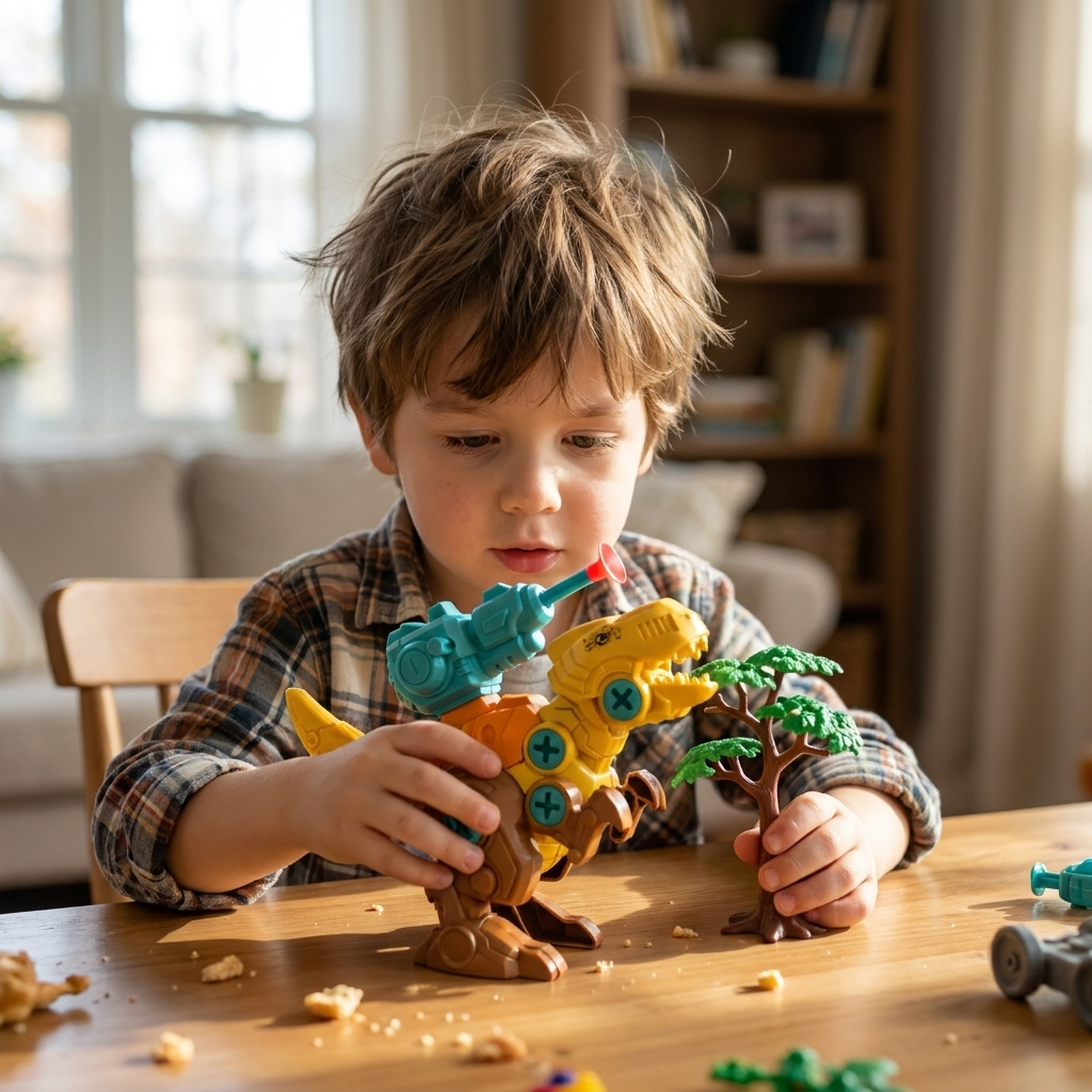 DIY Build & Transform Dinosaur Egg Toy