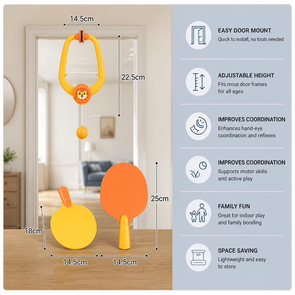 Doorframe Ping Pong Game Set