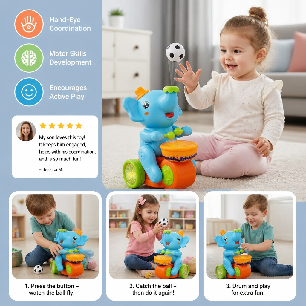Elephant Airball Toy