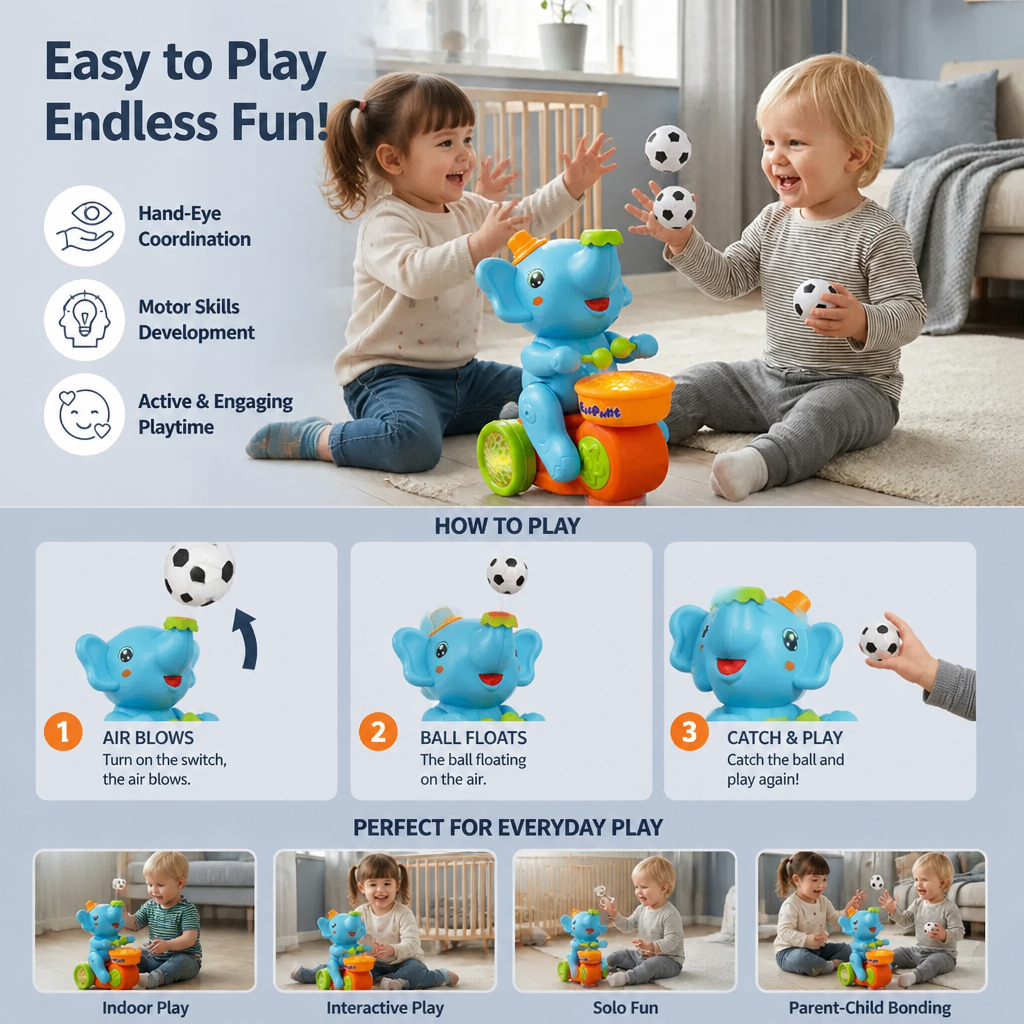 Elephant Airball Toy