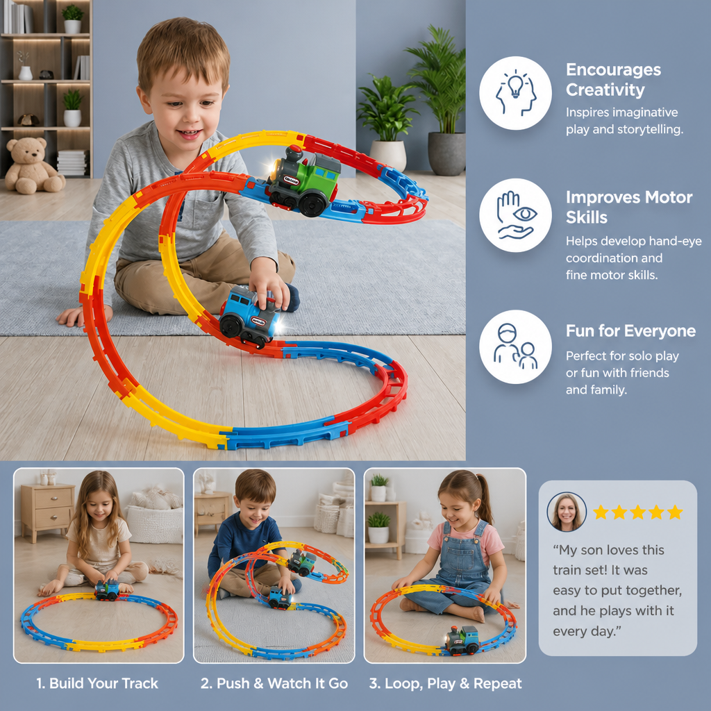 Rollercoaster Train Toy
