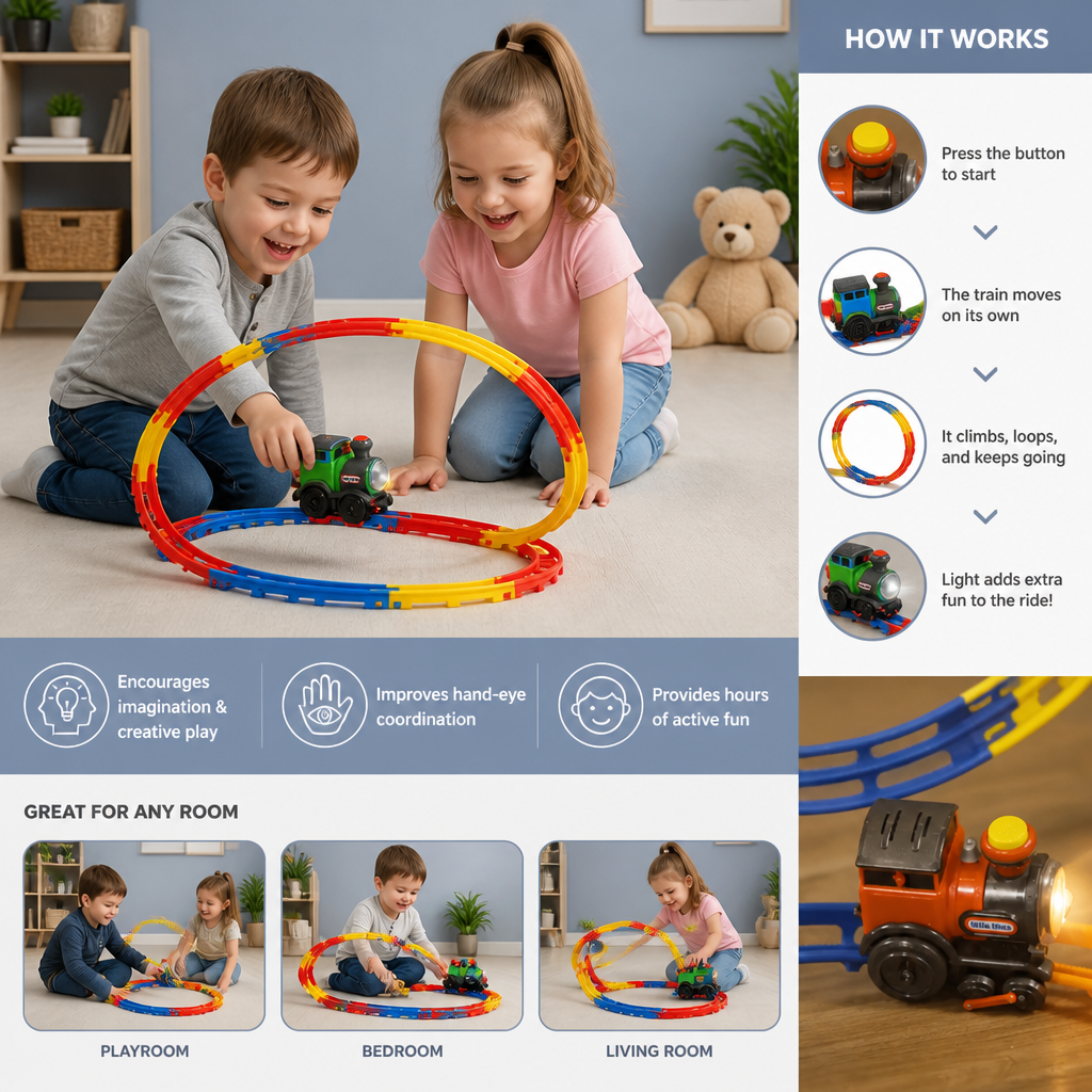 Rollercoaster Train Toy