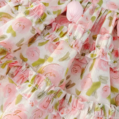 Rose Garden Ruffle Dress