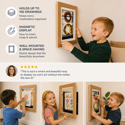 Kids Picture Frame for 150 Drawings