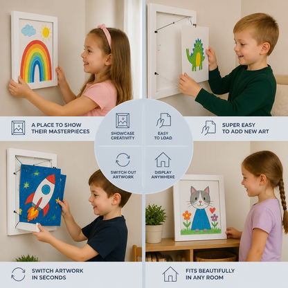 Kids Picture Frame for 150 Drawings