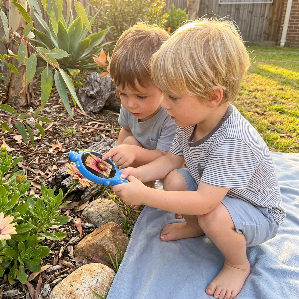 Kids Digital Video Microscope with Screen – Portable Science Explorer for Little Investigators