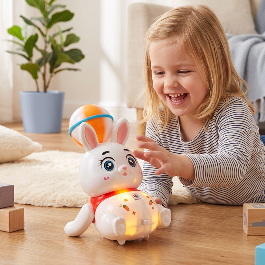 Interactive Dancing Rabbit Toy – Lights, Music & Fun Movement