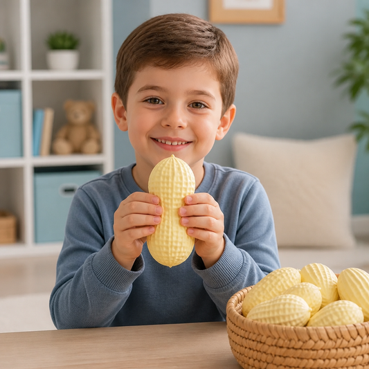 Jumbo Peanut Squishy Stress Toy