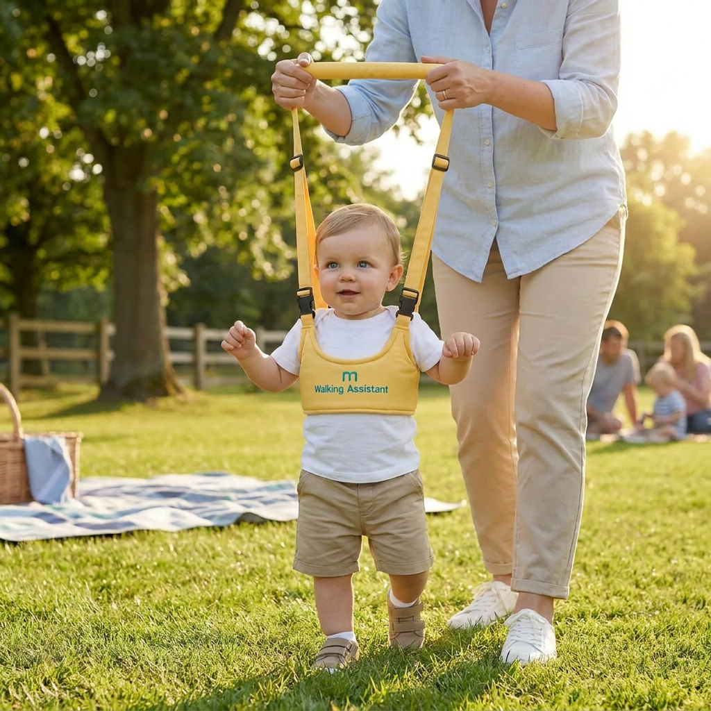 Adjustable Baby Walking Harness with Safety Strap