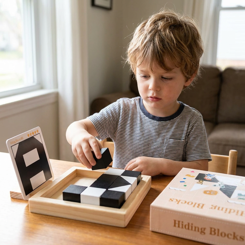 Dual Color Logic Puzzle Game in Pocket Size