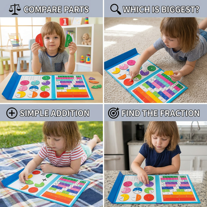 Montessori Kids Fraction Magnet Learning Toy
