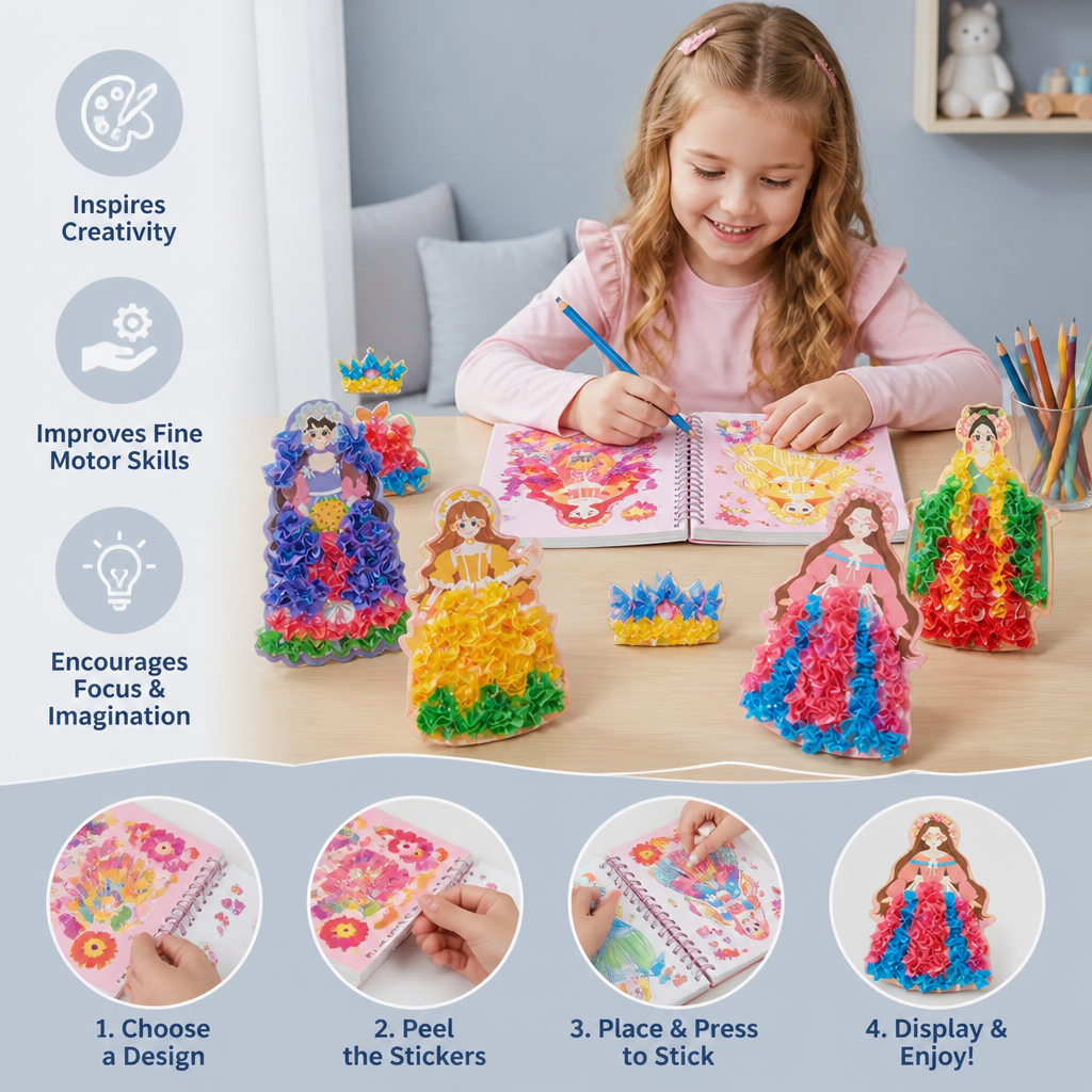 Princess Fashion Design Drawing and Craft Book