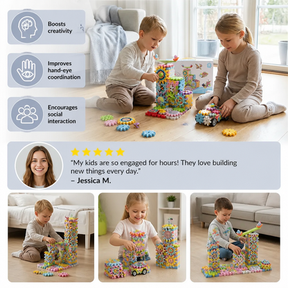 Rotating Montessori Building Blocks Toy