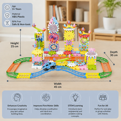 Rotating Montessori Building Blocks Toy