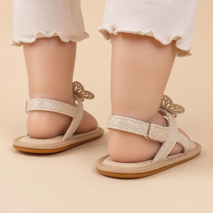 Glitter Butterfly Thong Sandals