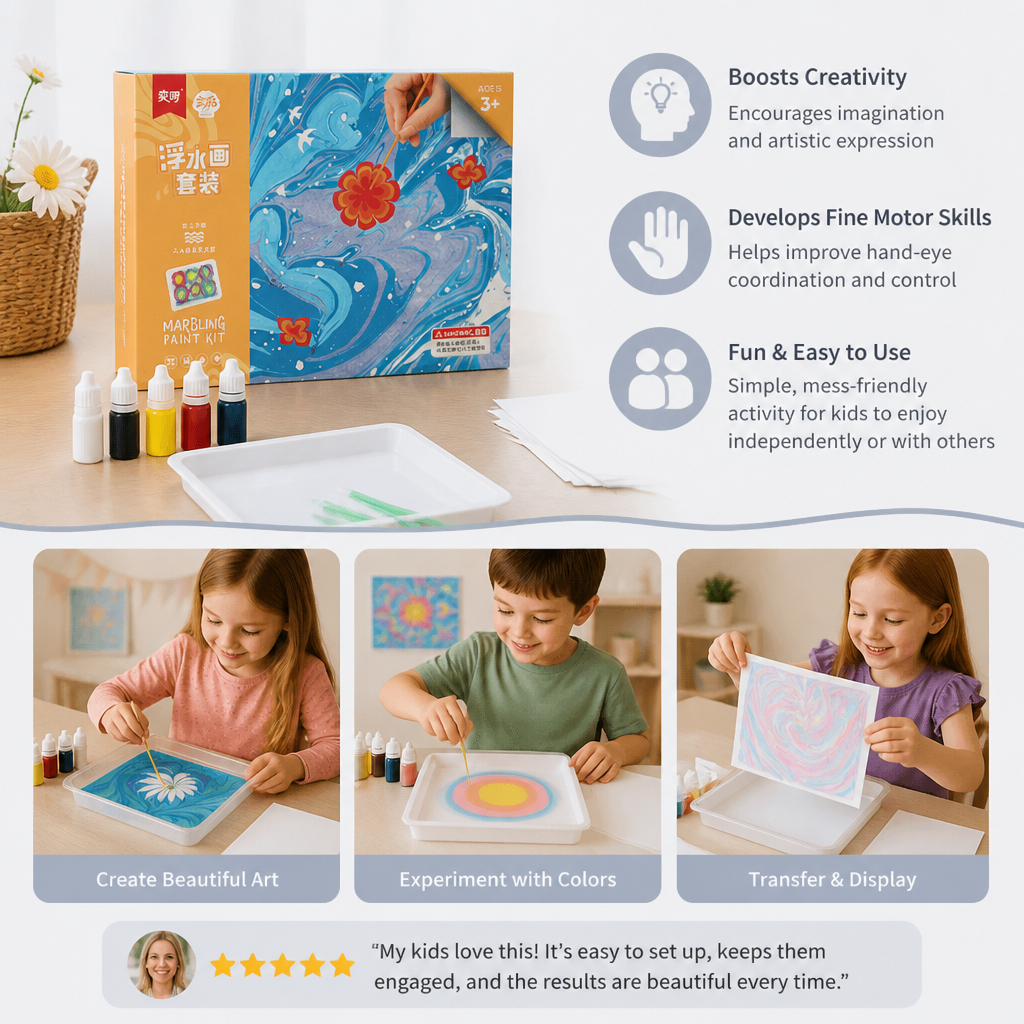 Creative Marbling Paint Set
