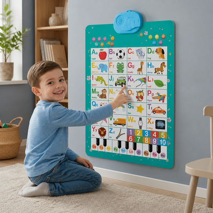 Talking English learning board for children