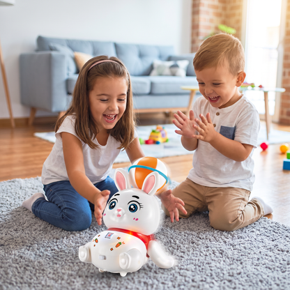 Interactive Dancing Rabbit Toy – Lights, Music & Fun Movement