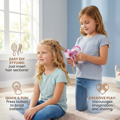 Automatic Hair Braiding Machine for Kids – Easy DIY Hair Styler Tool