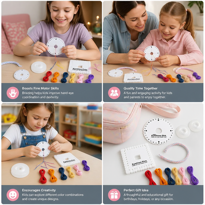 DIY Kumihimo Bracelet Making Kit for Kids