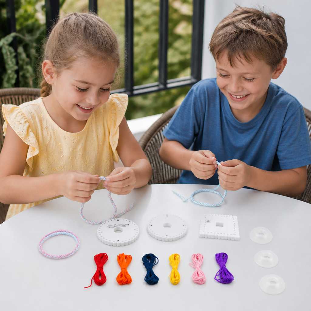 DIY Kumihimo Bracelet Making Kit for Kids
