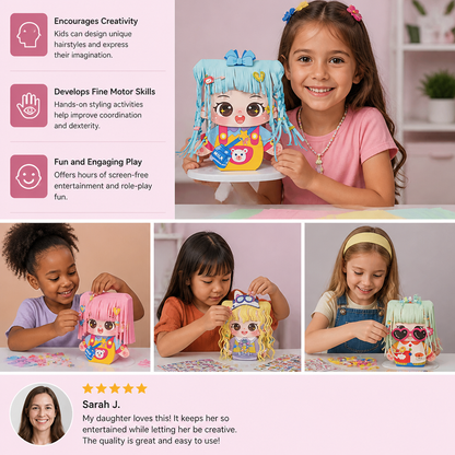 DIY Hair Stylist Craft Kit for Kids