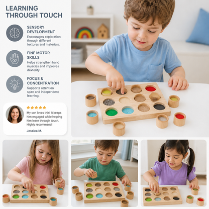 Montessori Touch-and-Feel Game – Sensory Learning Toy