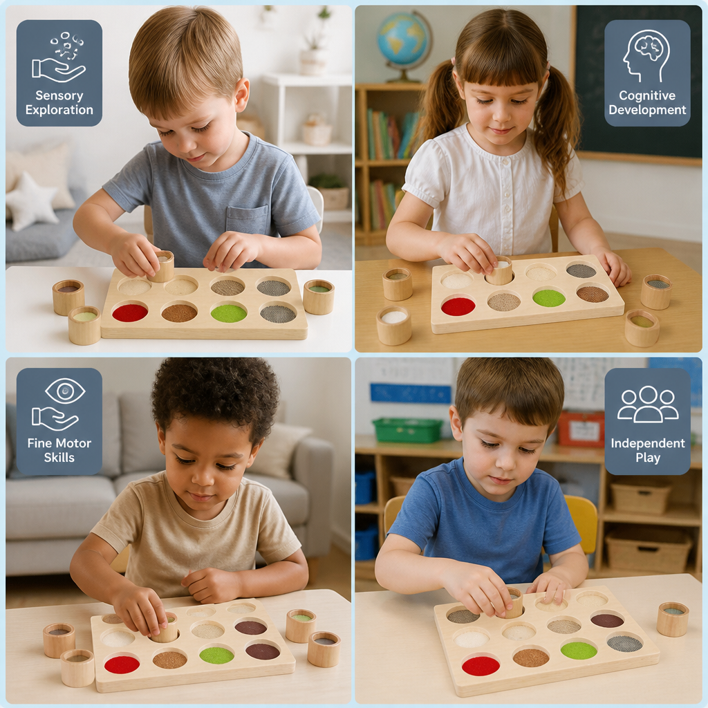 Montessori Touch-and-Feel Game – Sensory Learning Toy